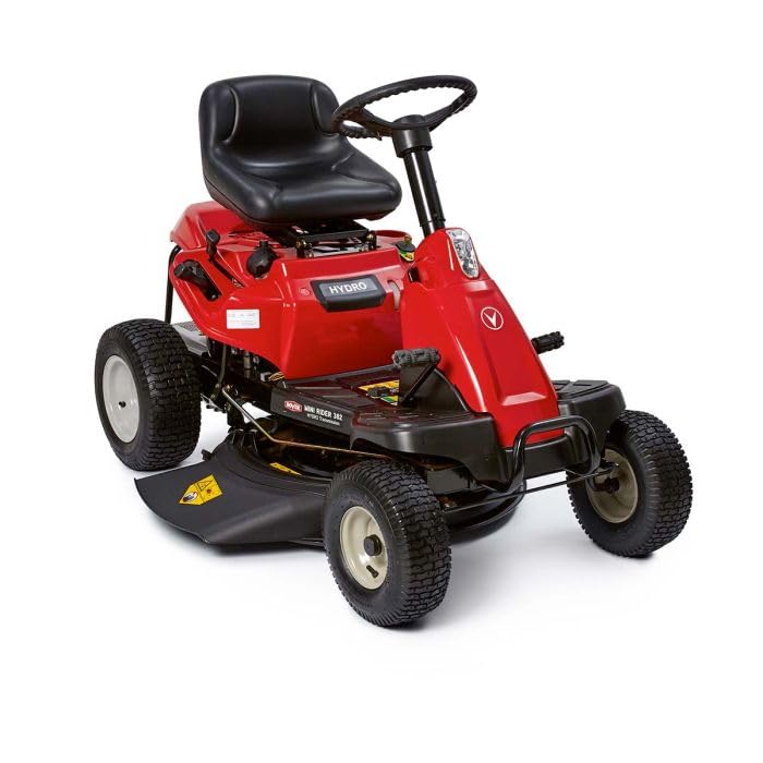 ROVER 13A721JD333 Mini Rider Hydro Ride-On Lawn Mower, 30 Inch Winged Blade, 382cc Single Cylinder OHV Rover Engine, Mowing Area 500-2000 Metre Square, 1 Year Manufacturer Warranty-image-1