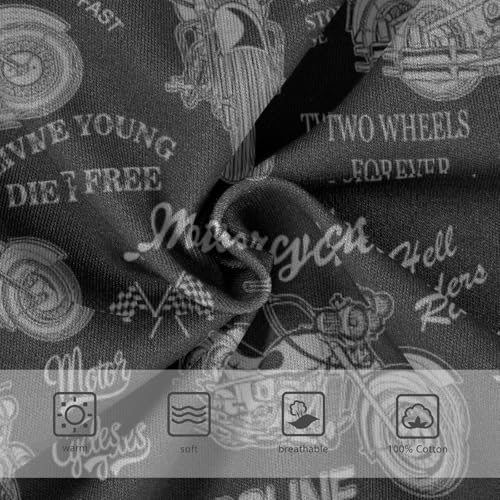 Boys' Exclusive Briefs Toddler Underwear 95% Combed Cotton Boxerbriefs 2T Motorcycle Quote Pattern 213