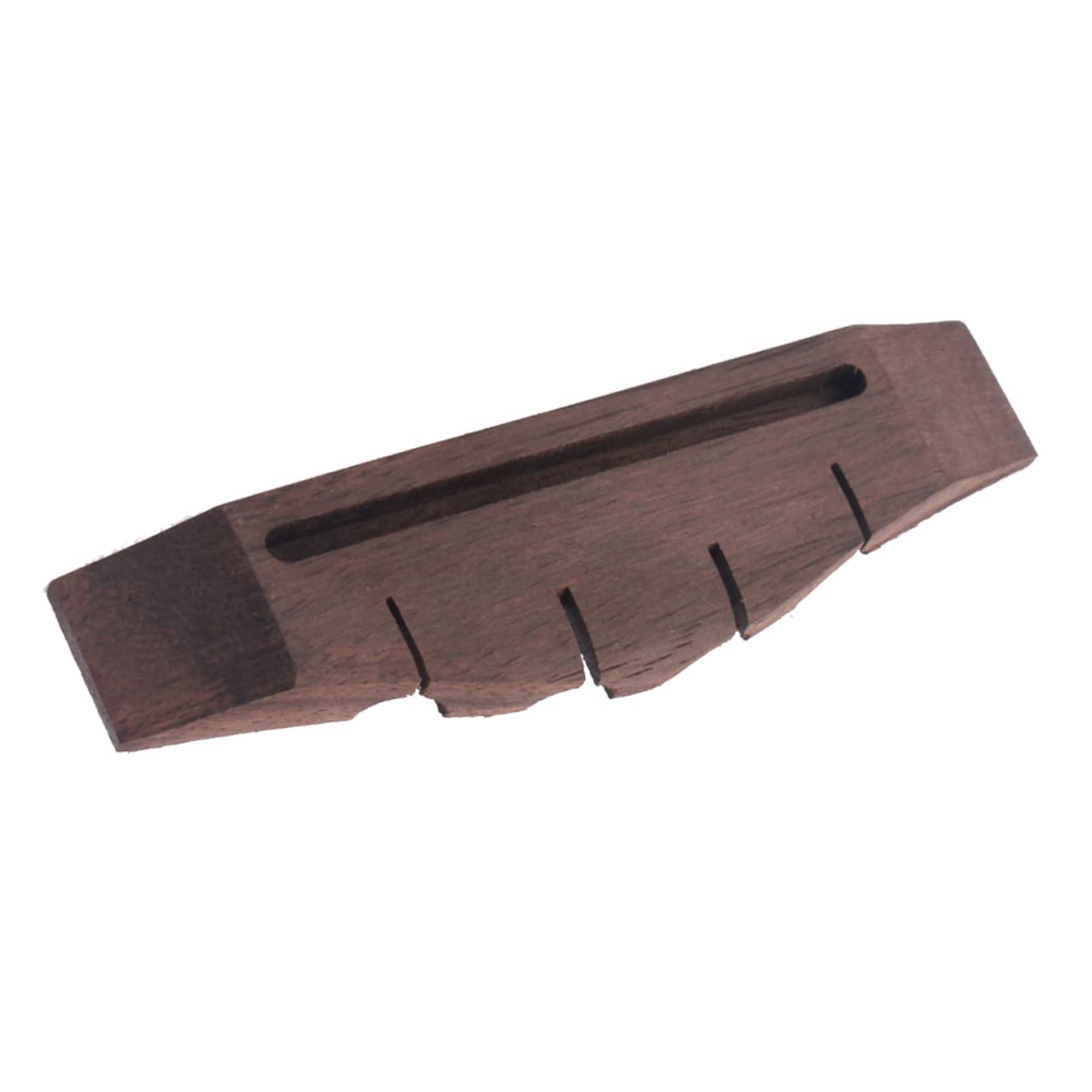 BESPORTBLE 4 String String Rosewood Wooden Guitar Bridge Quality Replacement Guitar Parts for Improved Sound and Playability