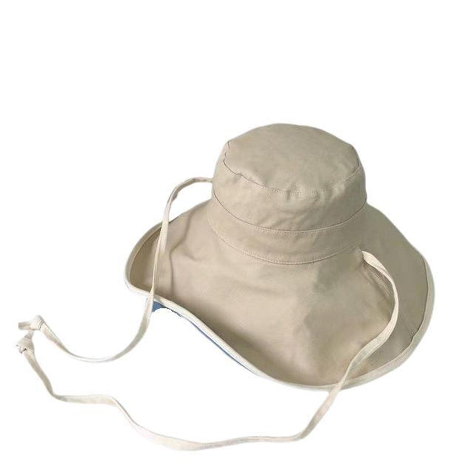 HIHELO Sombrero de playa para mujer, sombrero de sol plegable, reversible, protección solar, ala ancha, gorra de playa de verano