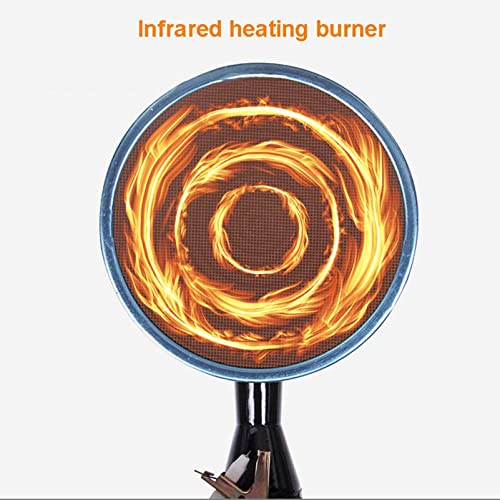 Kommerzielle Gas-Fritteuse, Doppeltank, 22 l, Tisch-Edelstahl-Fritteuse mit Deckel, ideal für Catering, Restaurant, Café, Küche – Bild 8