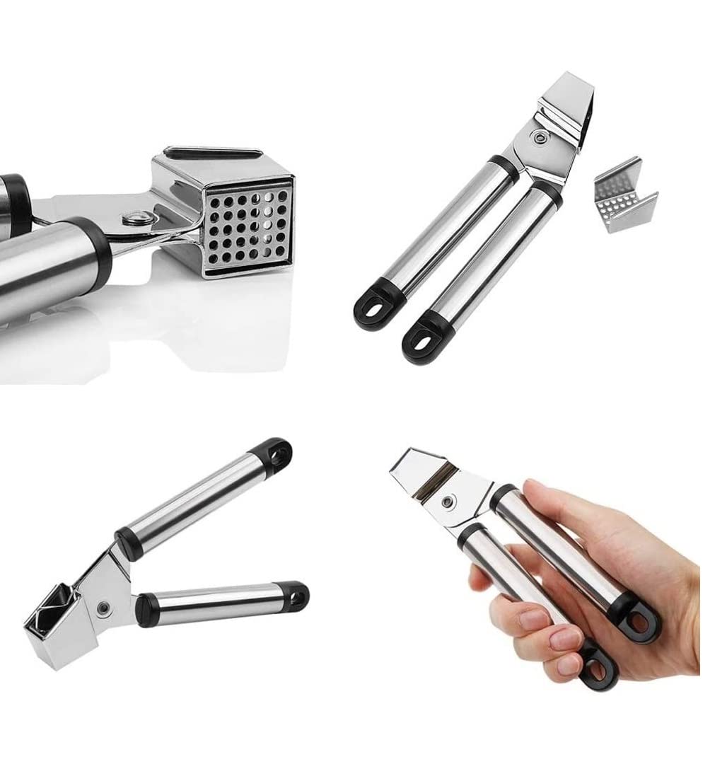 Knoblauchpresse Garlic Press Knoblauchhacker Leicht Zu Drückender, Ergonomischer Griff, Kein Schälen Erforderlich, Professionelle Ingwerpresse Kitchen Gadgets