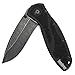 Kershaw Blur Blackwash (1670BW); 3.4? BlackWashed 14C28N Steel Blade and Black Anodized Aluminum Handle with Black Textured Trac-Tec Inserts, SpeedSafe Opening, Reversible Pocketclip; 3.9 OZ