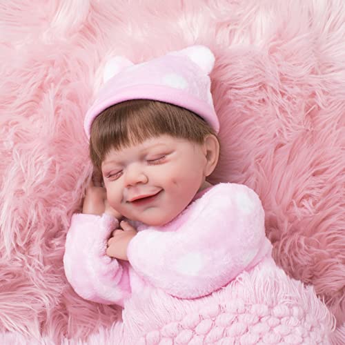 Zcnyclam Realistic Reborn Baby Dolls, 18" Newborn Baby Dolls With Soft Full Body Vinyl Silicone For Girls, Lifelike Real Life Baby Dolls With Rabbit Clothes For 3+ Year Old Kids #TOP1