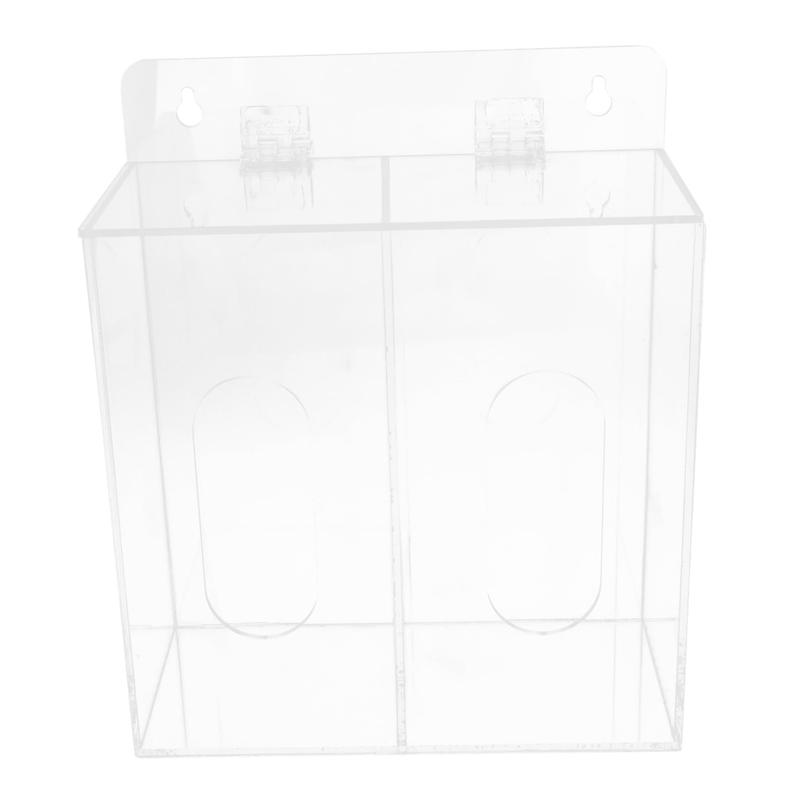 BESTYASH Distributeur Mural Double Compartiment Pour Protection Des Mains Et Masques Conçu Pour Usage Domestique Et Laboratoire