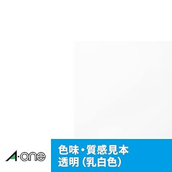 Amazon | エーワン ラベルシール 光沢フィルム 透明 A4