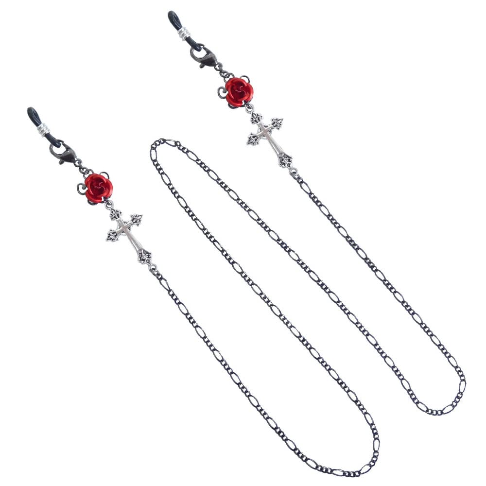 ☆❤️ ハート　薔薇　ウィング　羽　マスクチェーン　メガネチェーン ☆❤️ ハート 薔薇 ウィング 羽 マスクチェーン メガネチェーン