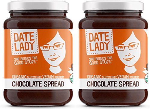 Organic Chocolate Date Spread | Vegan, Paleo, Gluten-free & Kosher, NO ADDED SUGAR, NO PRESERVATIVES (2 Jars)