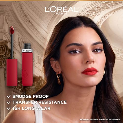 LOreal-Paris-Infallible-Matte-Resistance-Liquid-Lipstick-up-to-16-Hour-Wear-Snooze-Your-Alarm-115-017-Fl-Oz L'Oreal Paris Infallible Matte Resistance Liquid Lipstick, up to 16 Hour Wear, Snooze Your Alarm 115, 0.17 Fl Oz - Image 4
