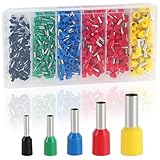 Aderendhülsen Set 450 Stück, 1.5 mm² - 10 mm², Isolierte Aderendhülsen Sortiment, Aderendhülse Set für Drahtverbindung