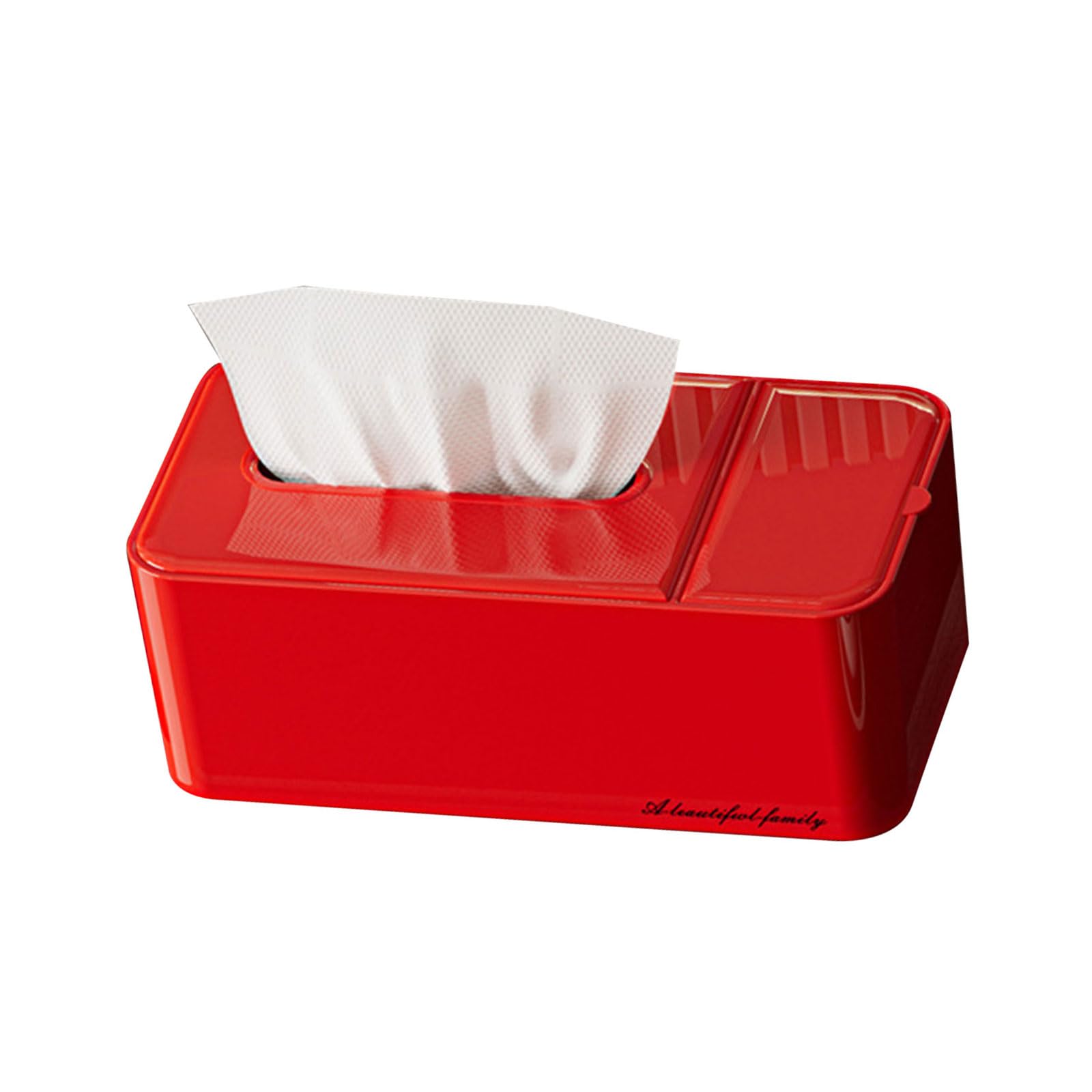 Buxuaaaa Contemporary Tissue Box with Spring Mechanism Tissue Storage Container Paper Towel Holder Home Decoration Spring Box