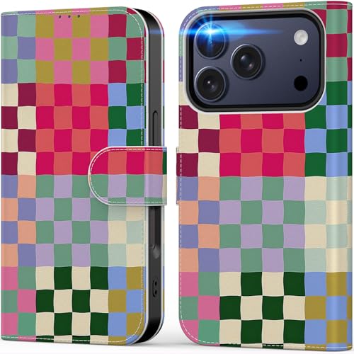 Housse de protection iPhone 17 Pro Max imprimé UV avec porte-carte magnétique DEENAKIN