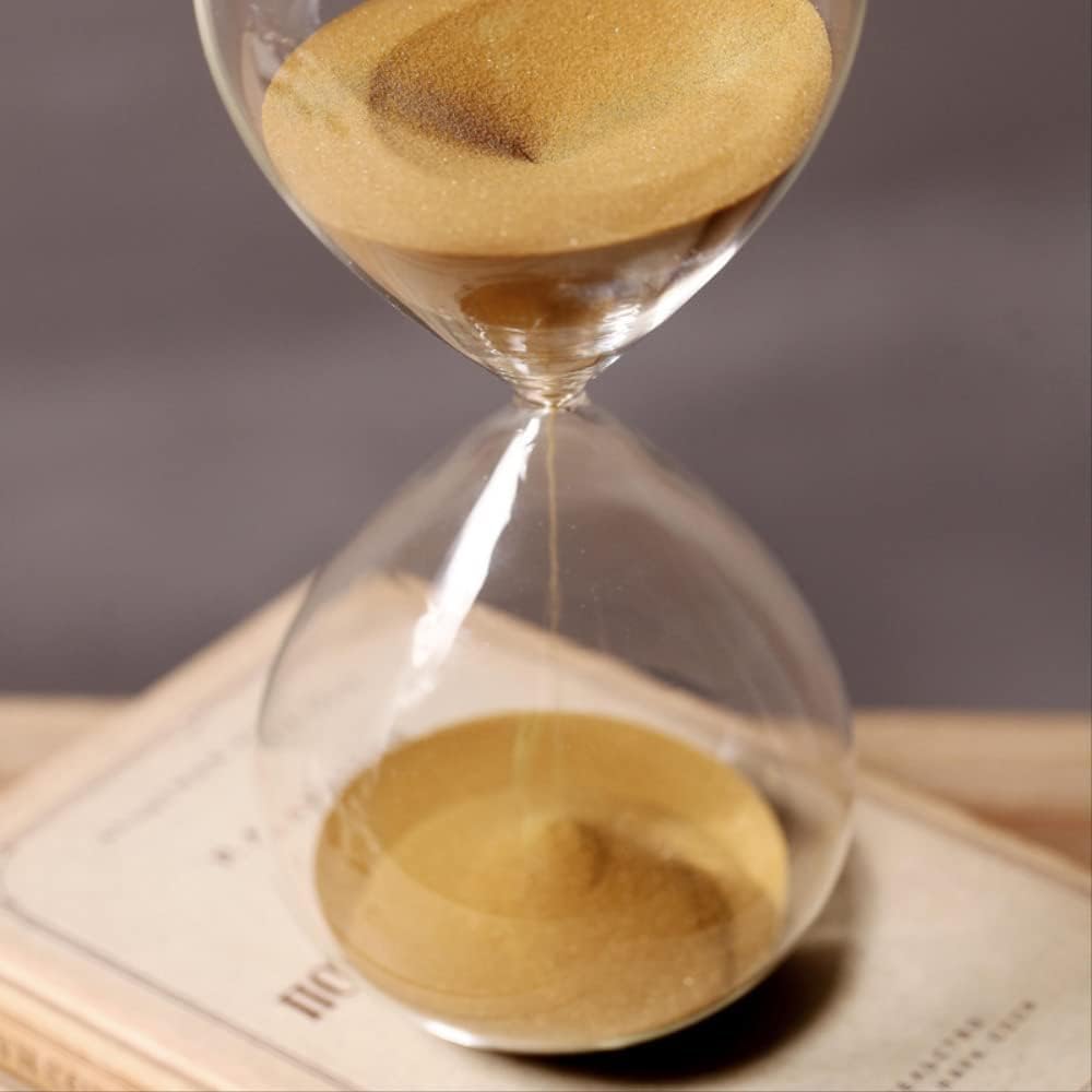 60 Minuti di Vetro Clessidra da Cucina Timer Sabbia 1 Ora Strumento di Gestione del Tempo personalità Creativa Ornamenti a Clessidra in Vetro