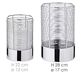 Zoom IMG-2 edzard portacandela antivento in acciaio Zoom IMG-2 edzard portacandela antivento in acciaio