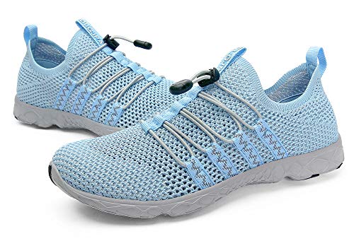 DLGJPA Women's Quick Drying Water Shoes for Beach or Water Sports Lightweight Slip On Walking Shoes