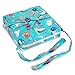 Btsky, Cuscino alzasedia per bambini, smontabile, regolabile, lavabile, con cinghie per sedia, tema pesci
