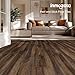 Peel and Stick Floor Tile, INMOZATA 36-Pack 54 Sq.Ft Self Adhesive Vinyl Plank Flooring Wood Grain Look 36x6 Inch Waterproof Tile Sticker for Bedroom, Living Room, Kitchen, RV (Smoked Brown)