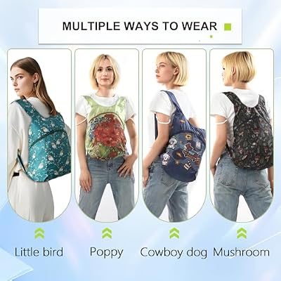 BeeGreen Ultra Lightweight Backpack Waterproof for Women Men Simple Modern Backpacks for Travel, Shopping & Daily Use Foldable Pocket-Sized Back Pack Wide Straps Back Packs Flamingo