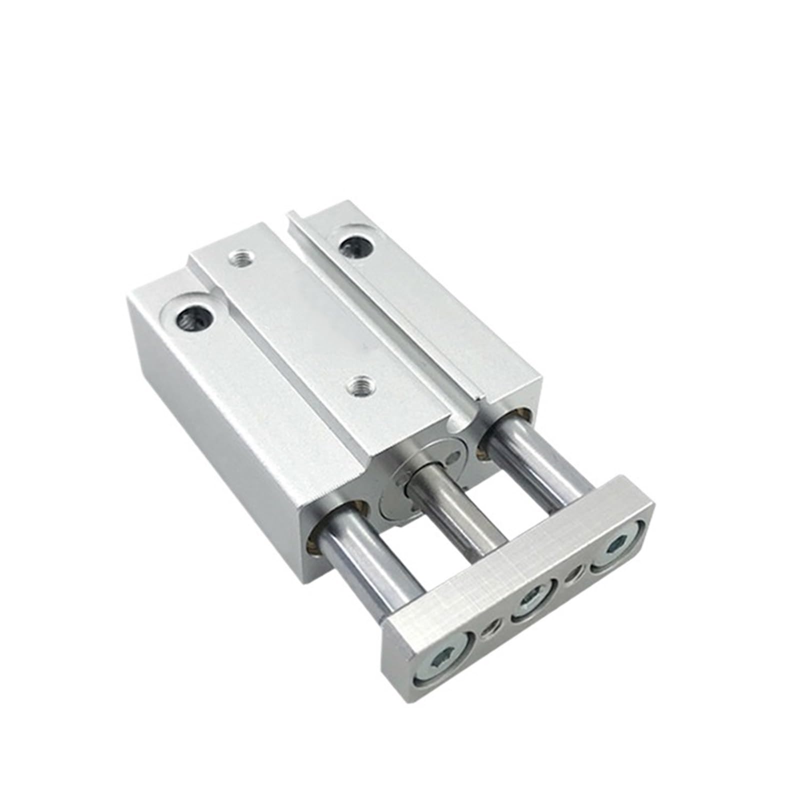 Cilindro neumático MGJ10-10 de 3 varillas con guía para automatización