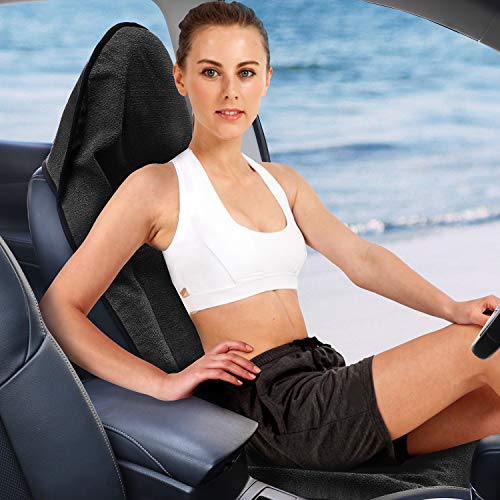 Towel Car Seat Cover Waterproof Seat Hoodie for Car Machine Washable Non-Slip Universal