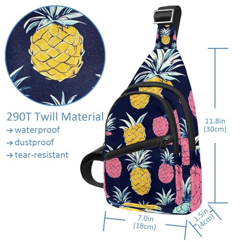 Mochila bandolera de 30x18cm con correa ajustable para hombre y mujer 4