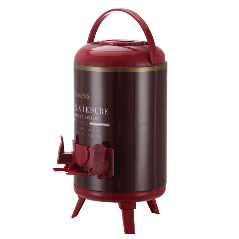 Dispensador de Agua Caliente y Fria, 6L/8L/10L, Hervidor de Bebidas Termo de Acero Inoxidable con Dispensador de Té y Café, Teteras de Té Caliente, Perfecto para Eventos Grandes y Catering