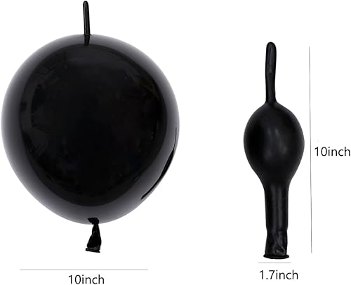 Miniatura 2 de Globos de eslabones de 10 pulgadas, 60 globos de eslabones de látex dorado perlado para bodas, cumpleaños, Halloween, Navidad, decoraciones de