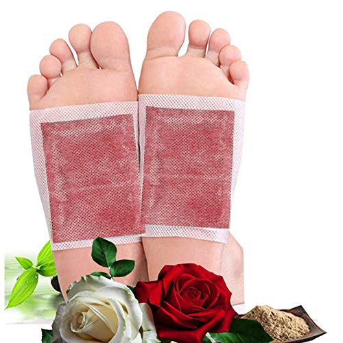 Foot Pads,Deep Cleansing Foot Pads for Foot Care, Sleep Better,Lavender Foot Pads,Rose Foot Pads,Green Tea Foot Pads,Ginger Foot Pads 10 pcs (Rose)