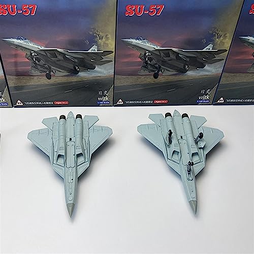 Modelo de avión Su-57 ruso en aleación fundida a presión coleccionable coleccionismo militar 3