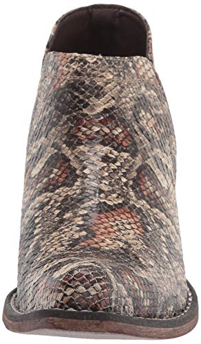 Image of ROPER Womens Ava Leopard Snip Toe Casual Boots Ankle Low Heel 1-2 inch