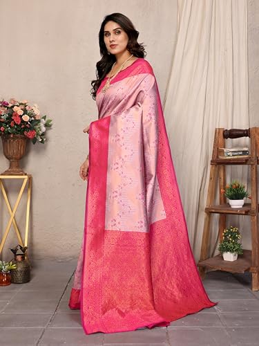 Image of Avantika Fashion Women's Kanjivaram Style Soft Silk Banarasi Sarees With Blouse Piece For Women