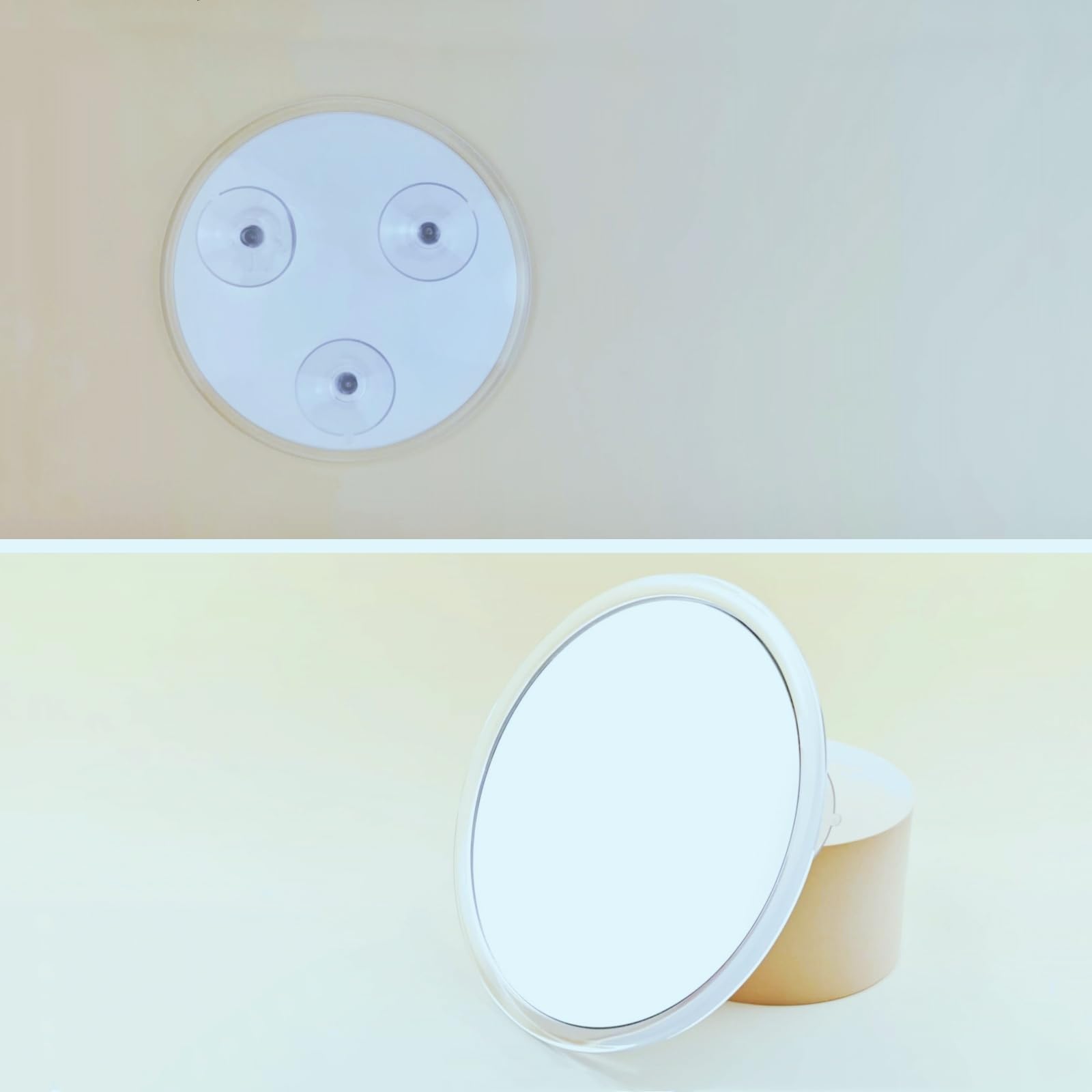 20x Magnifying Mirror Suction CupSnowflakes 4Inches