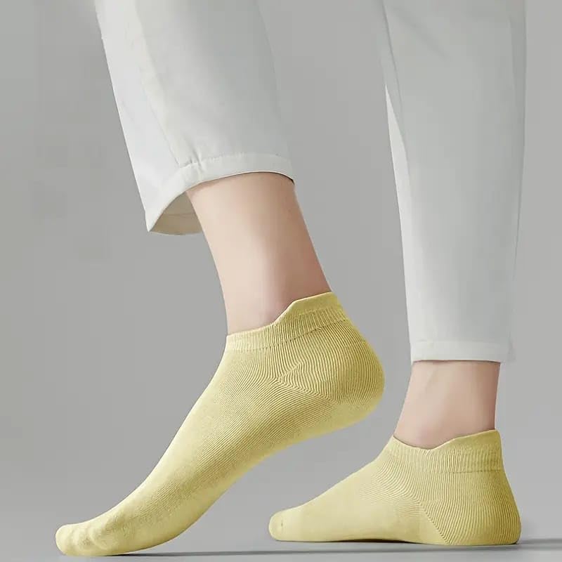 Image of JABA'S Girl's | Ladies Ultra Soft, Anti Odor, Breathable, Anti Blister Cotton Low cut Ankle Socks for Casual & Sports Multicolor Multi design Socks as per Availability | Lowcut Ankle (8 Pairs)