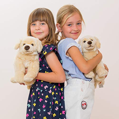 Teddy Hermann 92746 Hund Golden Retriever 30cm sitzend, Kuscheltier mit idealem Recyclinganteil (Füllmaterial)