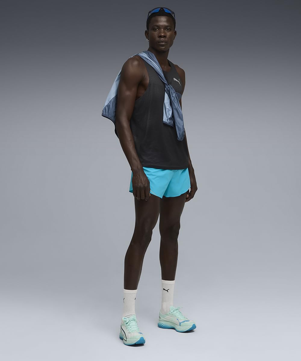 PUMA Herren Raceday Ultraweave 3In Split Short Laufbekleidung Laufshorts Speed Blue - Blau L
