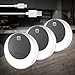 Produktbild OKeanu LED Nachtlicht mit Bewegungsmelder, USB Aufladbare Nachtlampe LED Lichter, Auto ON/Off mit Lichtsensor,Wand- oder Schrankbeleuchtung, Überall Haftend(3 Pack, weißes)