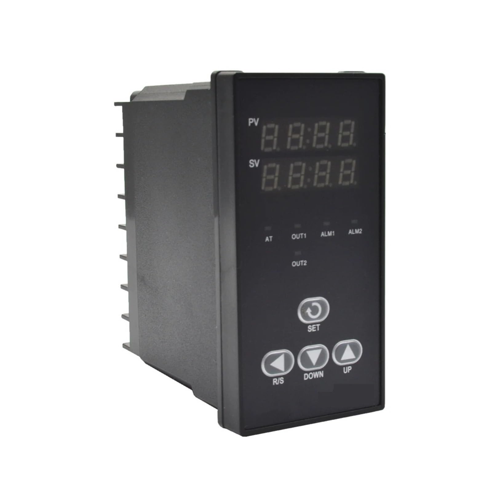 MUHM 48x96mm 1/8 DIN Entrada TC/RTD KEJ PT100 R8-400 Controlador de Temperatura Digital PID Salida SSR relé AC 110/220V termostato (Color : Output Relay 1 Alarm)