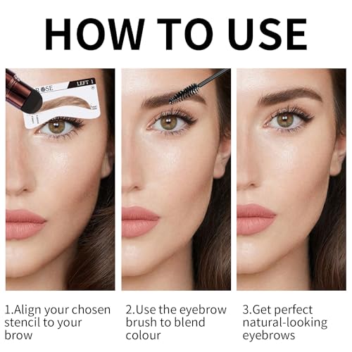 Allrose Eyebrow Stamp Stencil Kit thumb #3