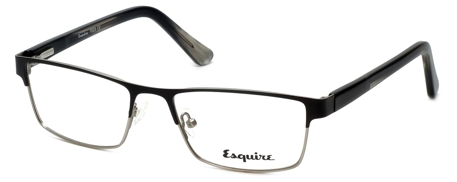 Esquire Designer Eyeglasses EQ1523 in Black 53mm DEMO LENS