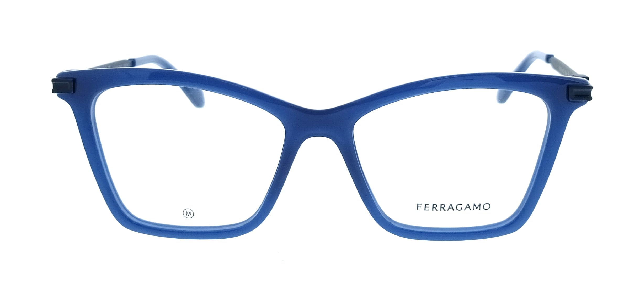 GAFAS FERRAGAMO SF3024 - C: OPALINE BLUE Eye Size: 53 Most: 16 Zdrowie i higiena osobista