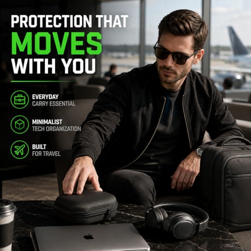 Image of Street27 Portable Multi Purpose Protective Hard Travel Carrying Case Storage Bag for Mouse - Black