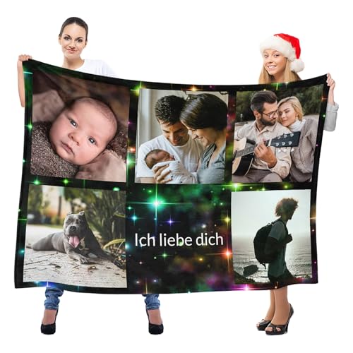 LNM Personalisierte Decke mit Foto, Personalisierte Decken, Personalisierte...