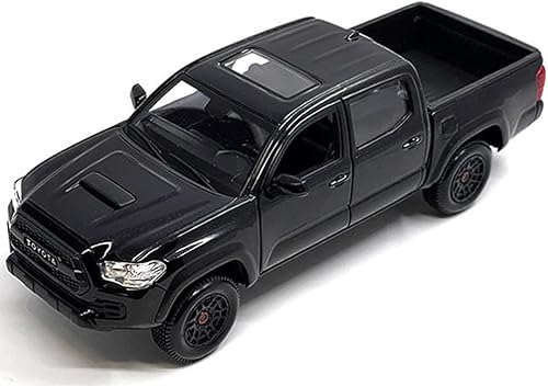 Camión pickup Tacoma TRD PRO 2023 negro metálico con techo corredizo Edición Especial Serie 127 Modelo de coche fundido a presión 32910BK