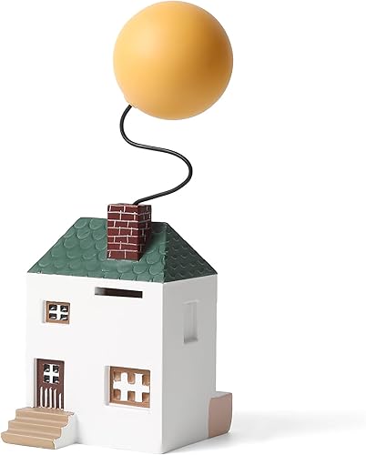 Miniatura 1 de Alcancía para adultos y niños, caja de ahorro de dinero en forma de casa, escultura de cerámica, Alcancias de Dinero para Niños, estatua de resina,