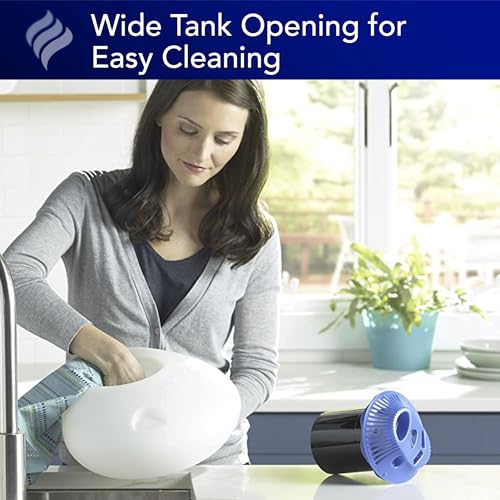 Vicks Warm Steam Vaporizer & Humidifier 1.5 Gallon Tank for Small and Medium Rooms, Night Light, Works with VapoPads and VapoSteam by Vicks - Image 5