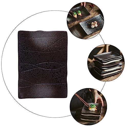 Alipis 2pcs Platos Rectangulares de Sushi Estilo Japonés miniatura 5