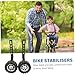 Pesoncarl Bike Training Wheels 1Pair Heavy Duty Training Wheels for Kids Bike Silent Stable Kids Support Small Wheel for 12 14 16 18 20 Inch, Sports
