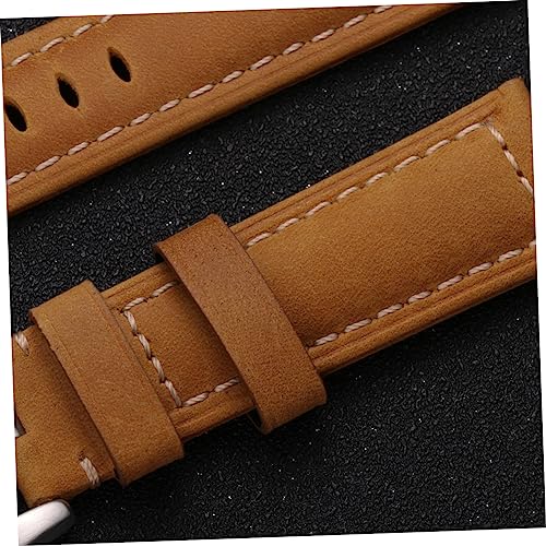 Watchband Large Dial Watch Strap Retro Watchband Vintage Replacement Smooth Material Easy to Wear and Install2