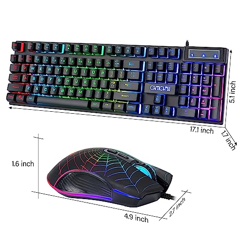 Chonchow Gaming Keyboard And Mouse For Mac Pc Ps5 Ps4 Xbox One Gamers thumb #4