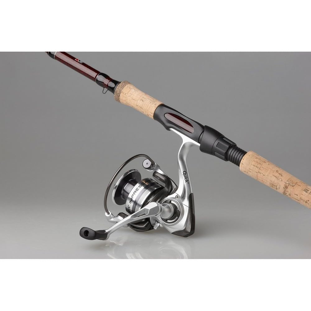 DAM Impressa Tele Spinning Combo, wędka słodkowodna, kołowrotek, sandacz, mocna, lekka i wszechstronna, czarna, 2,40 m umiarkowana szybka wędka, kołowrotek o rozmiarze 3000